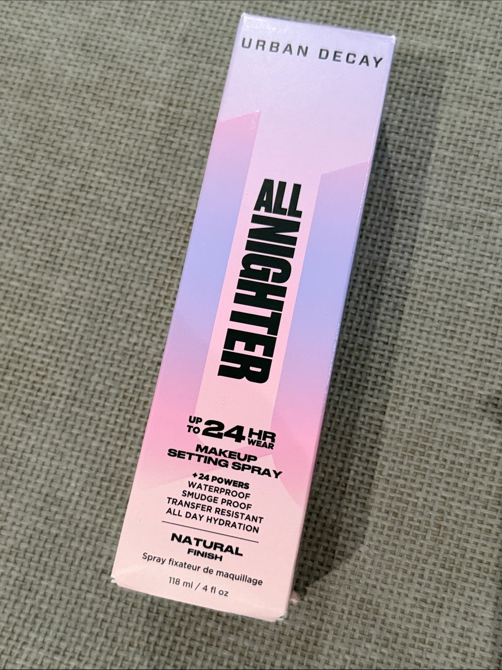 Urban Decay All Nighter Makeup Setting Spray upto 24 hour wear waterproof smudge